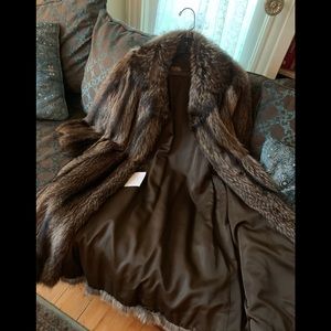 The Evans collection full length mink coat sz 12 L